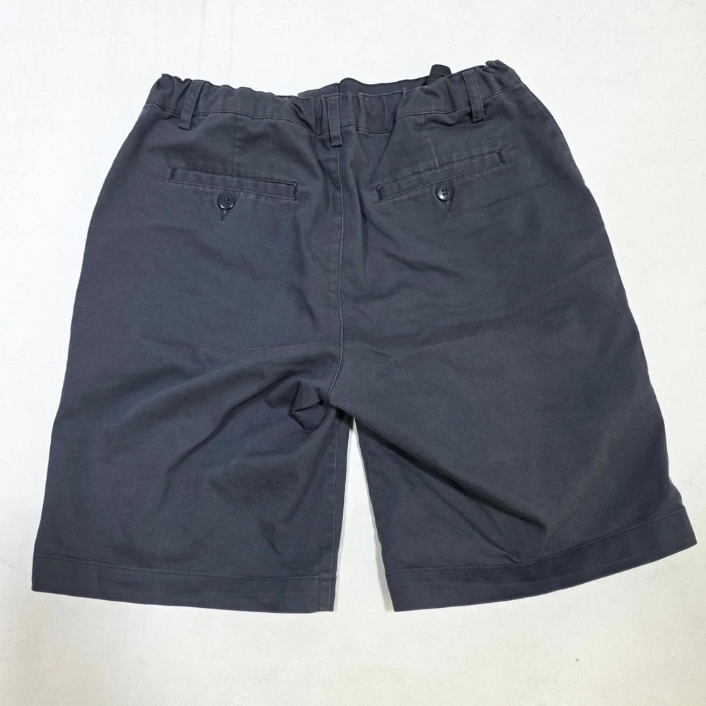 Universal School Uniforms 3pk Shorts Boy 20H Navy Blue Flat Front Chino Stretch